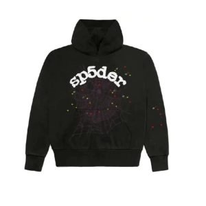 Streetwear Reimagined – The Black Sp5der Hoodie