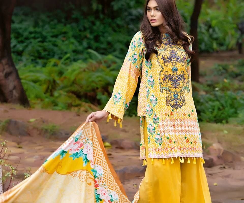 Jeem Lawn Dress Grace and Tradition